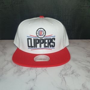 LA Clippers Red and White Snapback